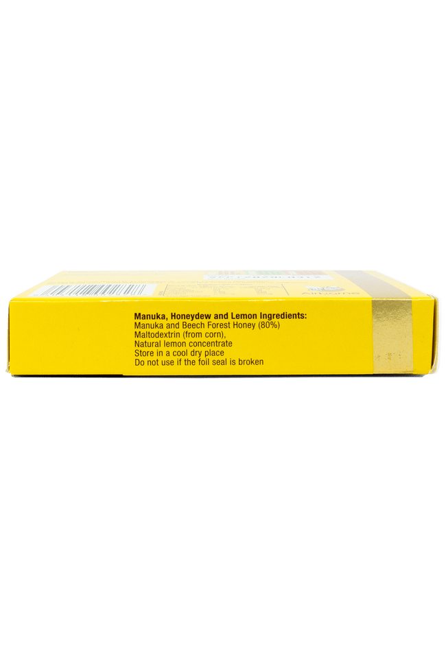Manuka & Lemon Lozenges - Side View