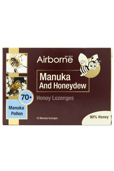 Airborne Manuka and Honeydew Lozenges - Front View