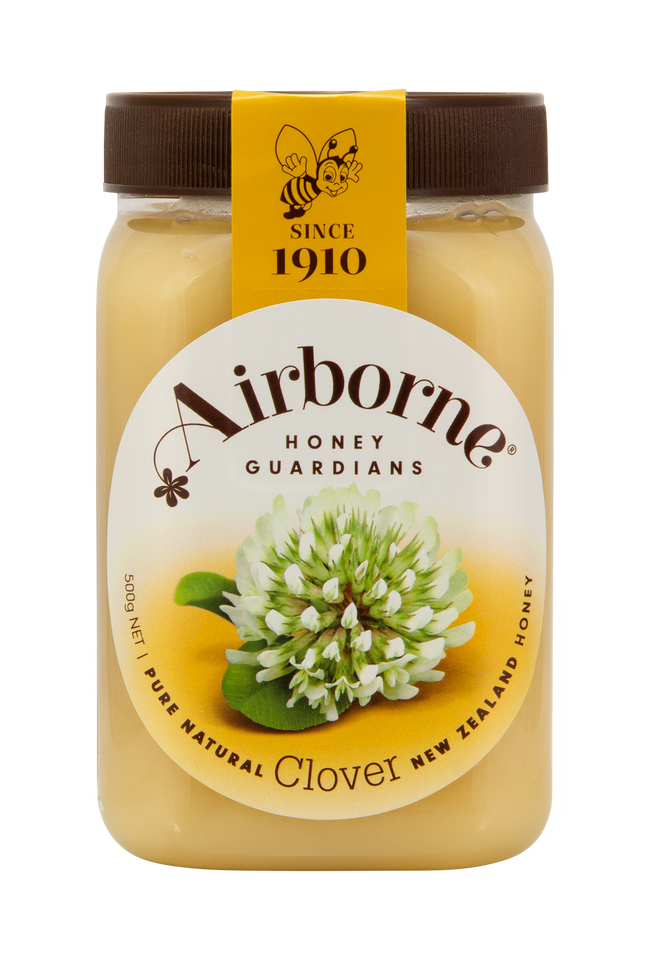 Airborne Creamed Clover Honey